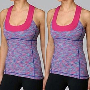 Lululemon Scoop Neck Racerback Señorita Pink